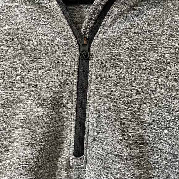 Ivivva Quarter Zip lightweight nylon blend running jacket grey size 14 girls - Picture 4 of 9